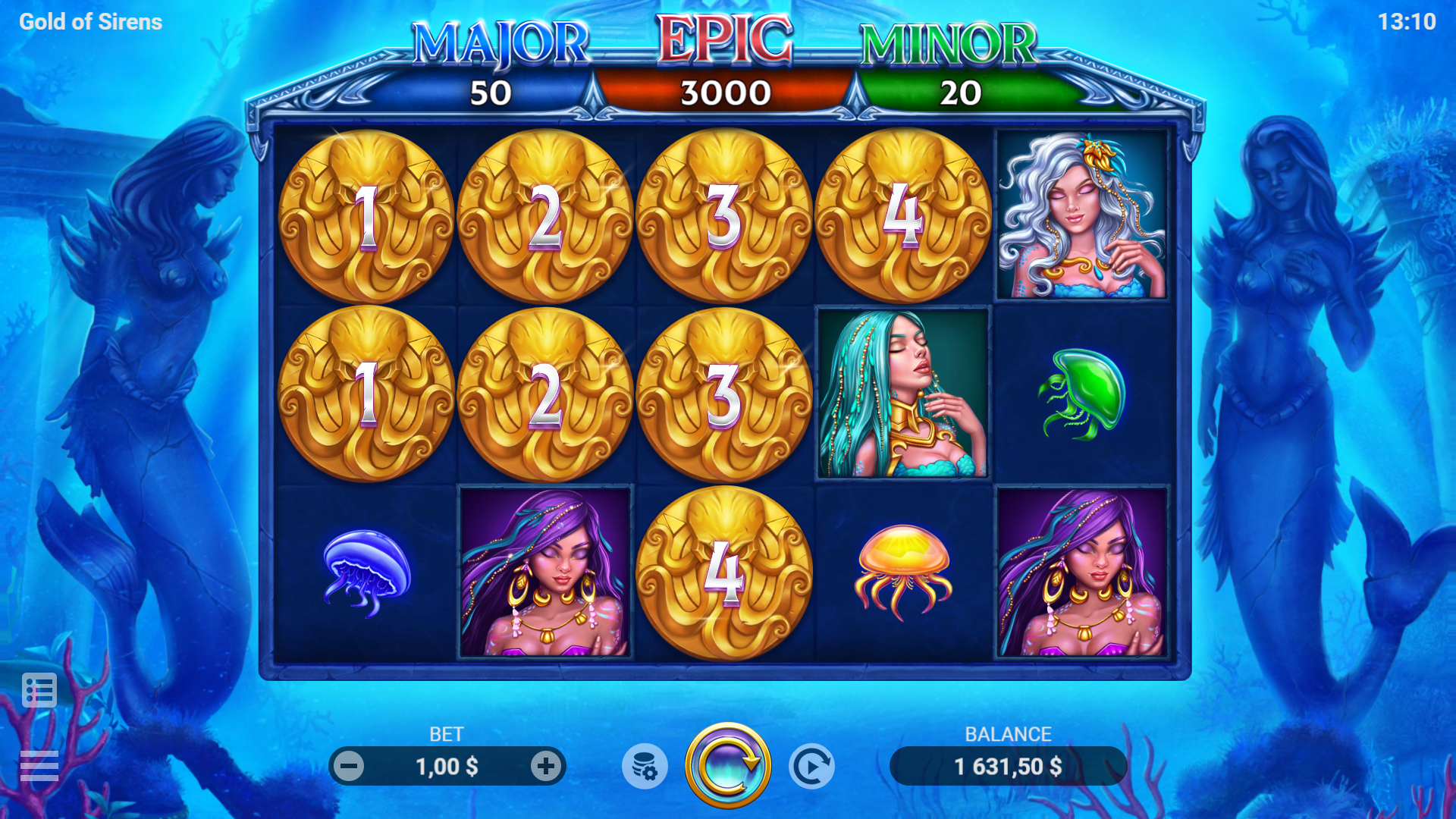 Gold of Sirens, Evoplay, recursos especiais, estratégias de slot, gestão de banca